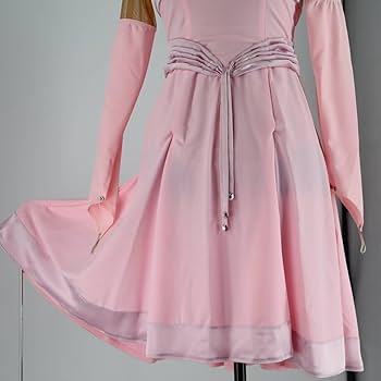 【美品 社交ダンス衣装】淡いピンク fussis フーシーズ ラテンドレス Amazon.co.jp: 社交ダンス衣装 淡いピンク×シースルー fussis